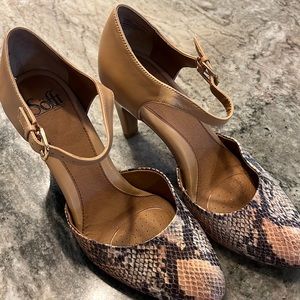 Animal print Mary Janes